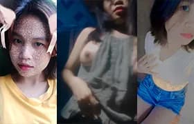 ရင်သားအကိက်လေးနဲ့ စပရဲရဲလေးကိုလက်နဲ့ဖြဲဖြဲပြတာ လိုးချင်စရာကောင်မလေး